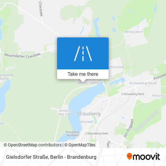 Gielsdorfer Straße map