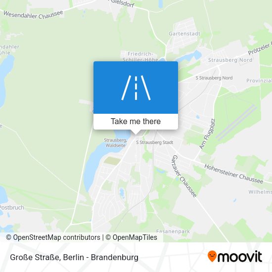 Große Straße map