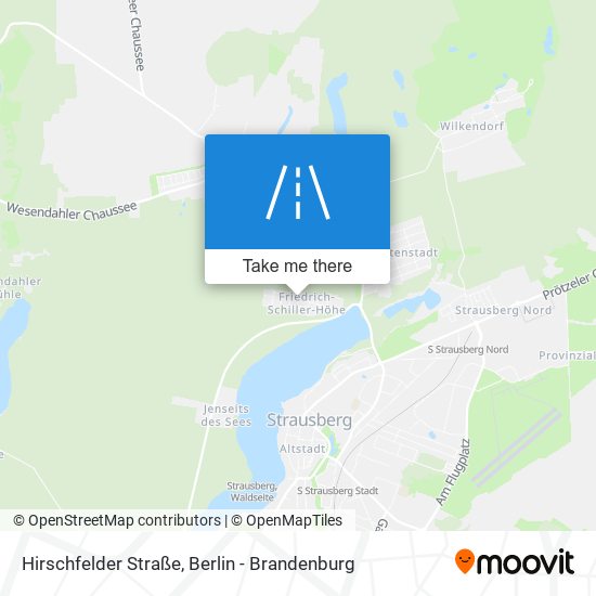 Hirschfelder Straße map