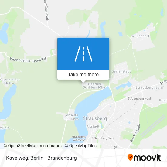 Карта Kavelweg