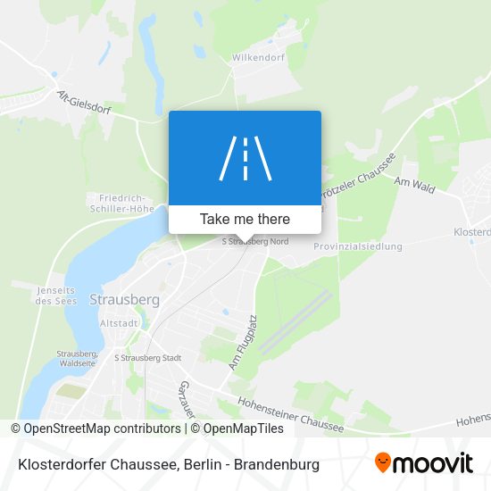 Klosterdorfer Chaussee map
