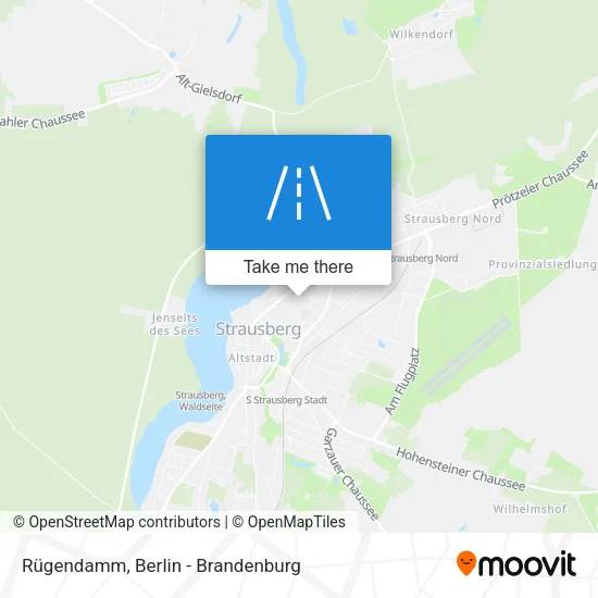 Карта Rügendamm