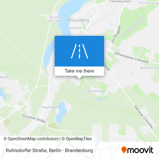 Ruhlsdorfer Straße map