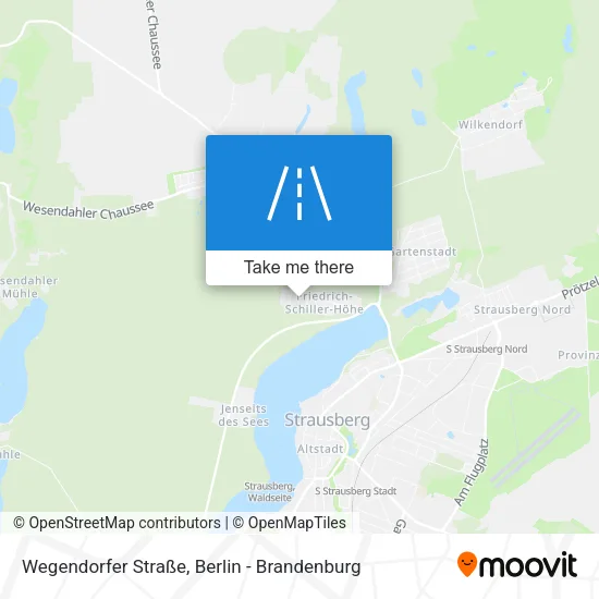 Карта Wegendorfer Straße