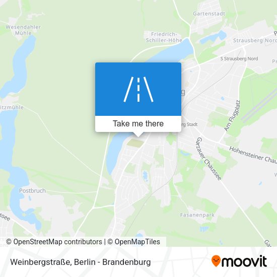 Weinbergstraße map