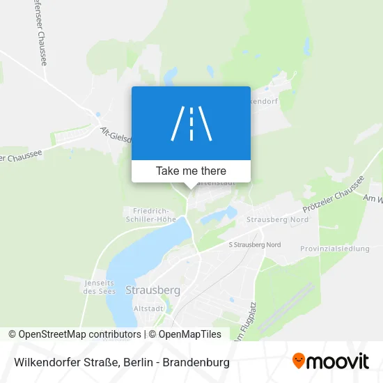 Карта Wilkendorfer Straße