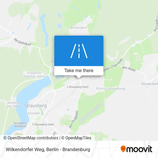Карта Wilkendorfer Weg