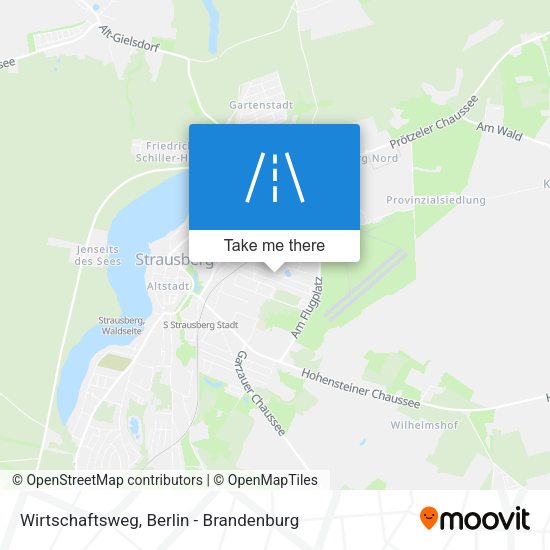 Wirtschaftsweg map