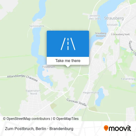 Карта Zum Postbruch