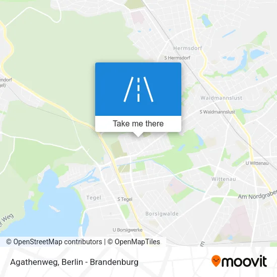 Карта Agathenweg