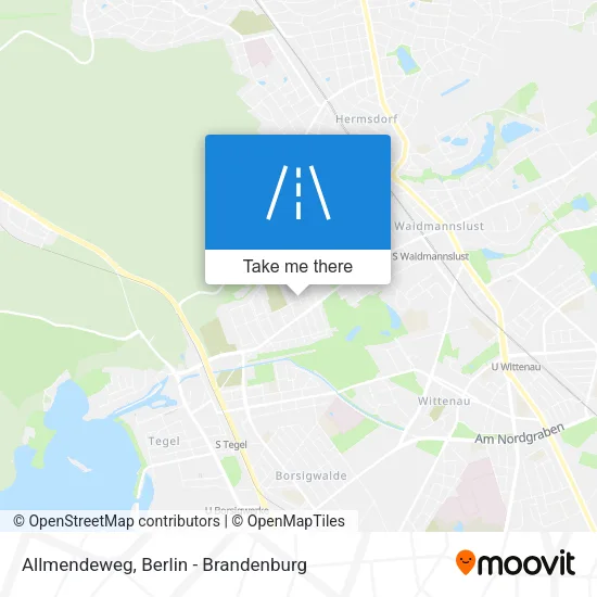Карта Allmendeweg