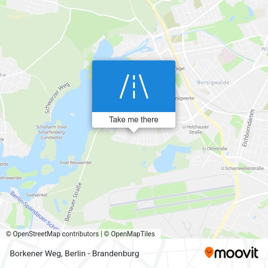 Borkener Weg map