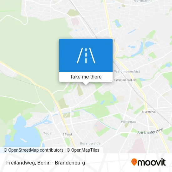 Карта Freilandweg
