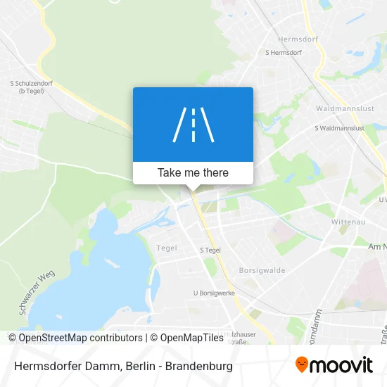 Карта Hermsdorfer Damm
