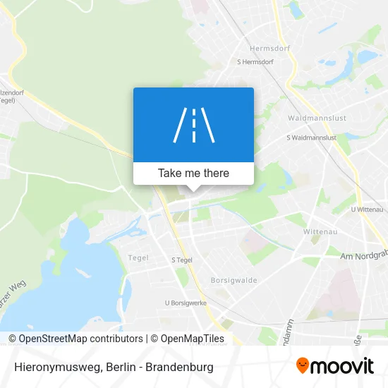 Карта Hieronymusweg