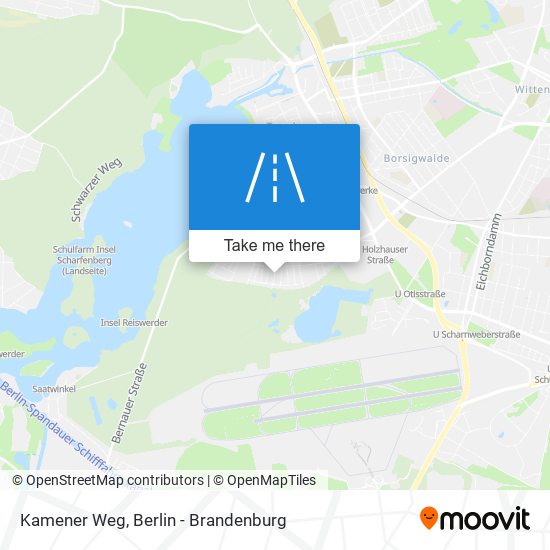 Kamener Weg map