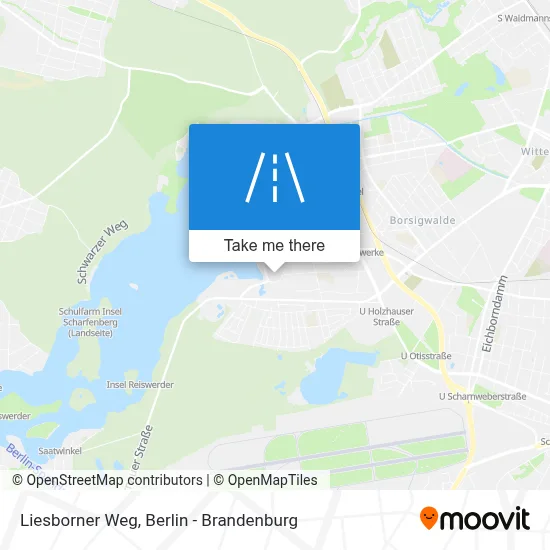 Liesborner Weg map