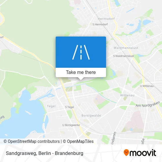 Sandgrasweg map
