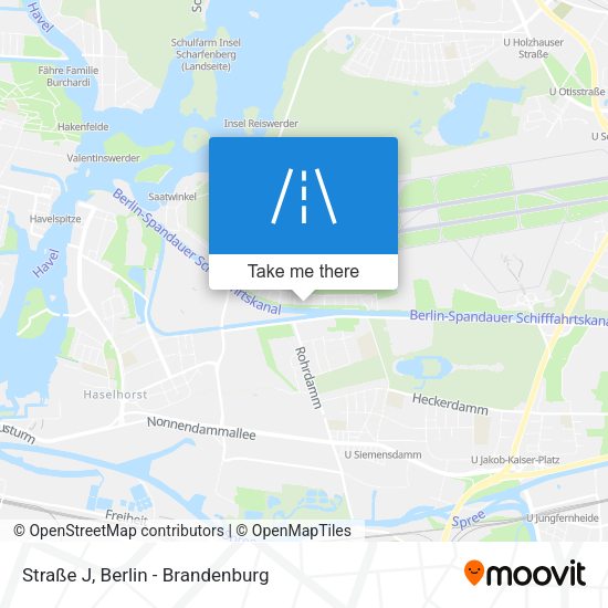 Straße J map