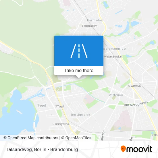 Карта Talsandweg