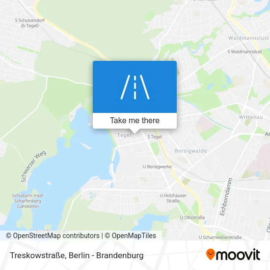 Карта Treskowstraße