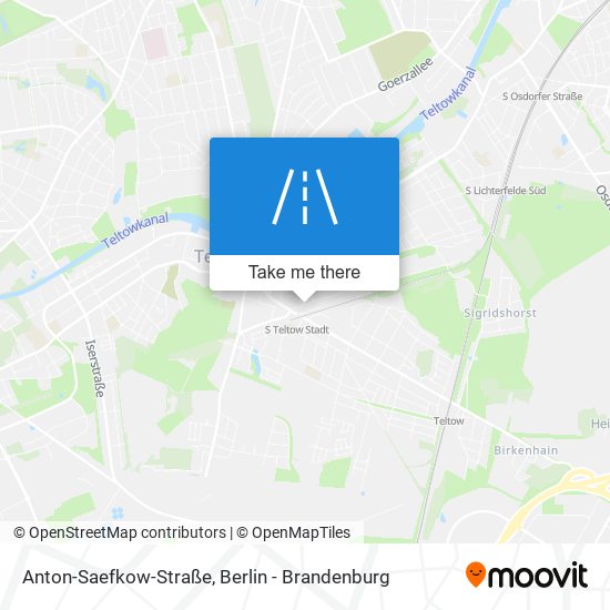 Карта Anton-Saefkow-Straße