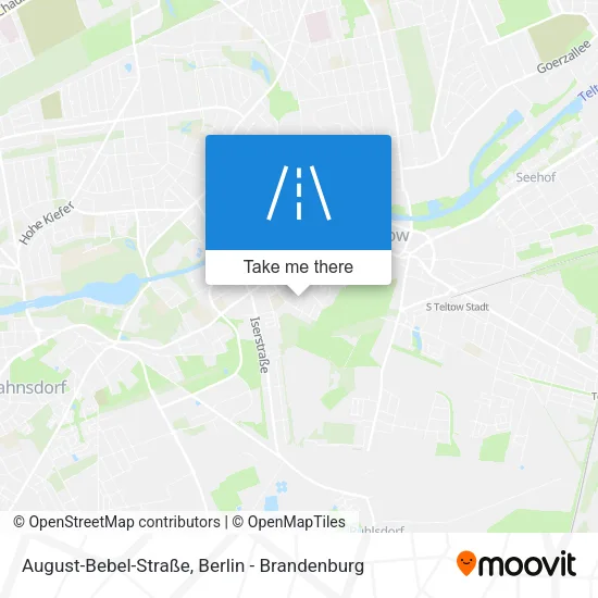 Карта August-Bebel-Straße