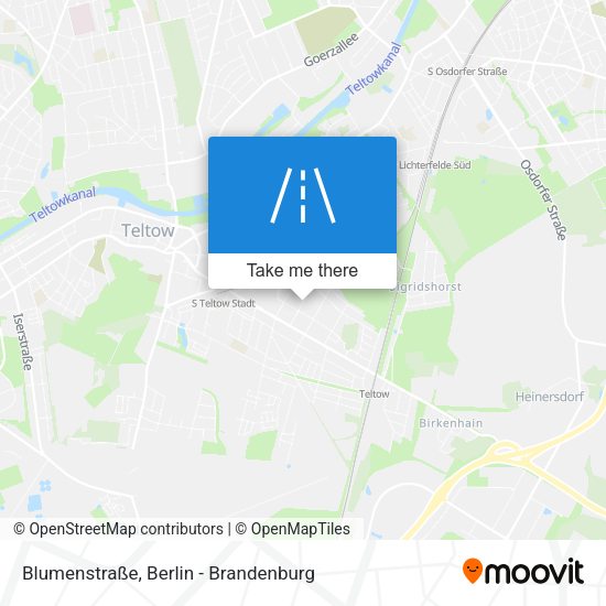 Blumenstraße map