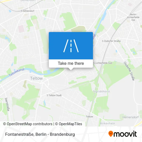Fontanestraße map