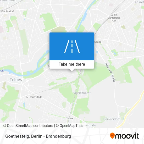 Карта Goethesteig