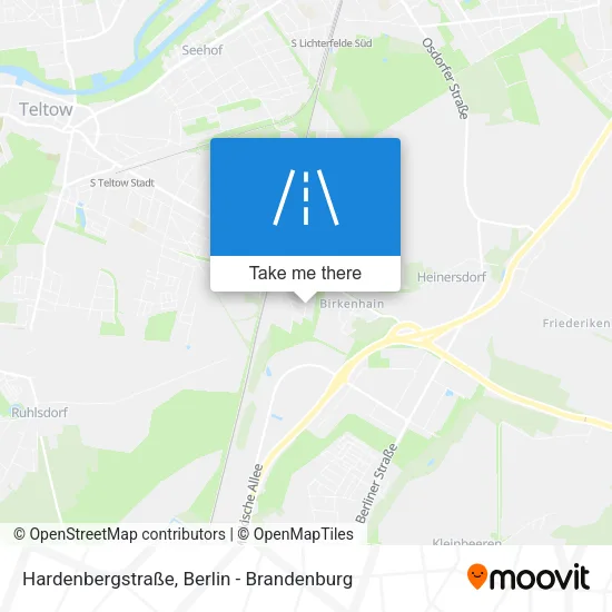 Карта Hardenbergstraße