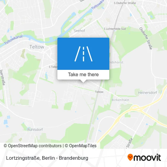 Карта Lortzingstraße