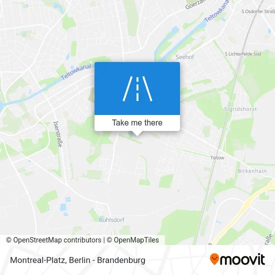 Карта Montreal-Platz