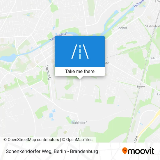 Карта Schenkendorfer Weg