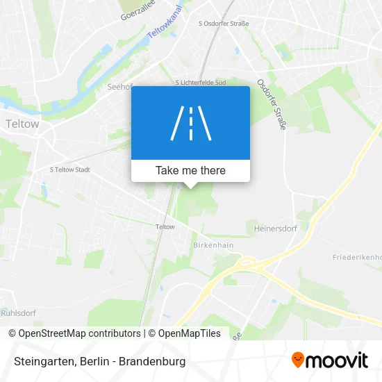 Карта Steingarten