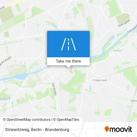 Карта Striewitzweg