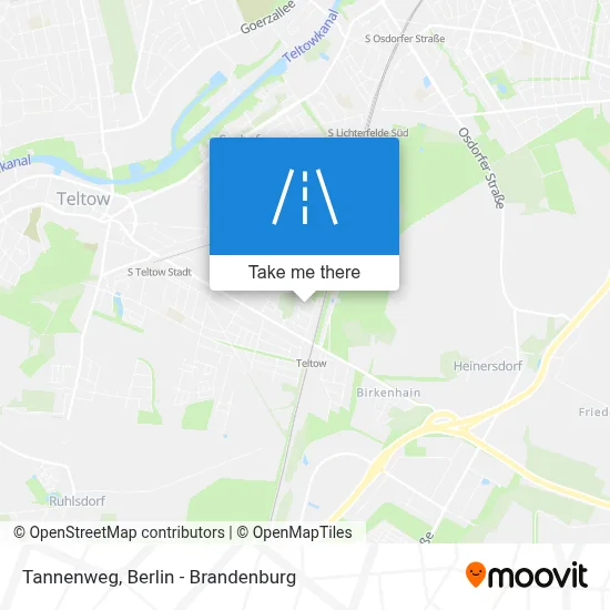 Tannenweg map