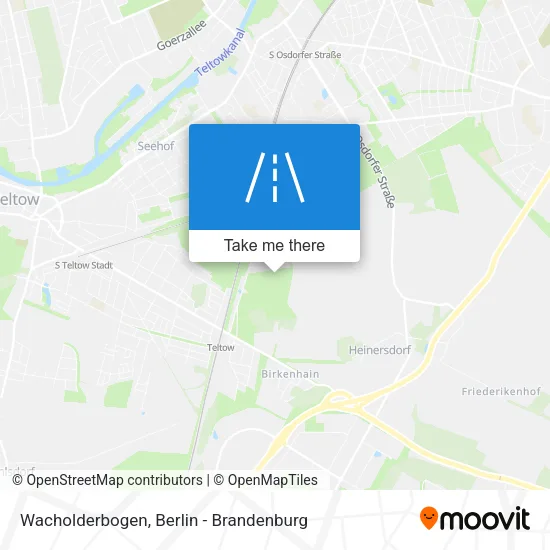 Карта Wacholderbogen