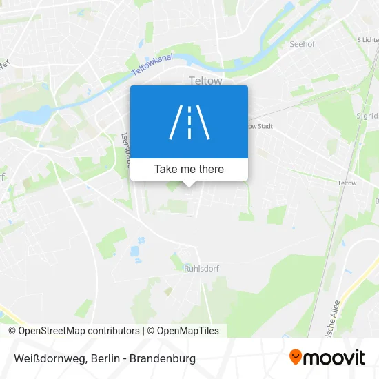 Карта Weißdornweg