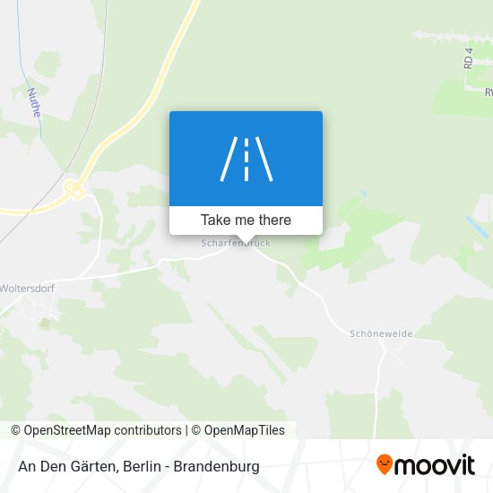 An Den Gärten map