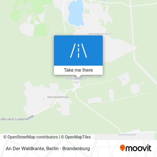 An Der Waldkante map