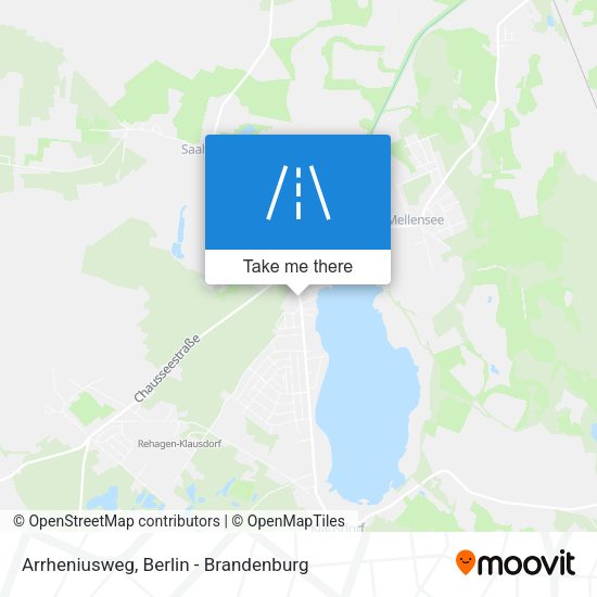 Arrheniusweg map