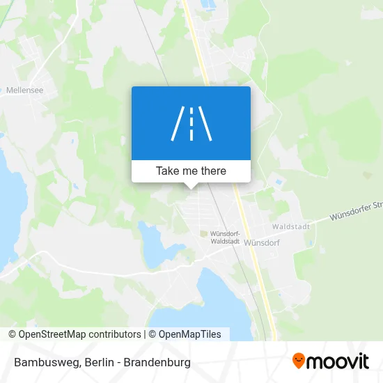 Bambusweg map