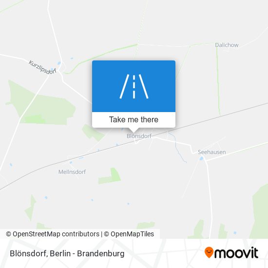 Blönsdorf map