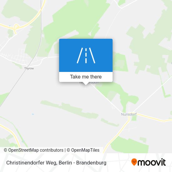Christinendorfer Weg map