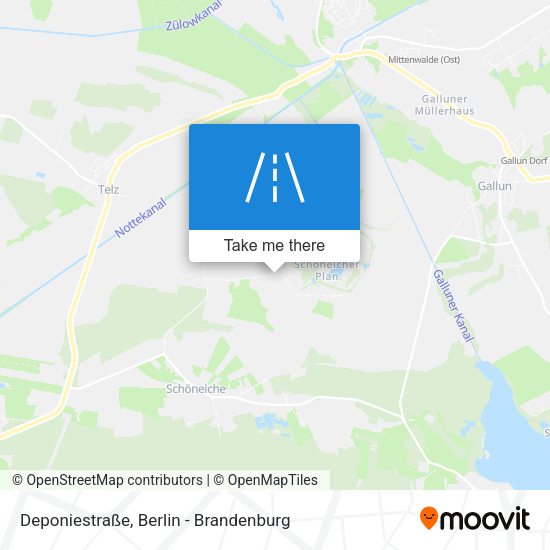 Deponiestraße map
