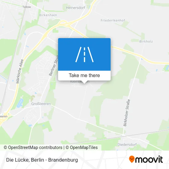 Карта Die Lücke