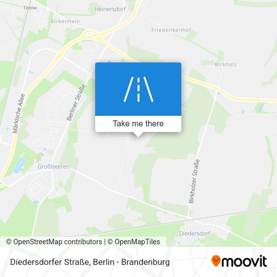 Diedersdorfer Straße map