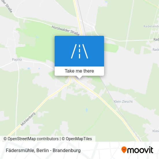 Fädersmühle map