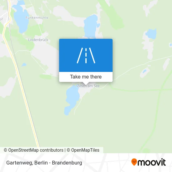 Gartenweg map